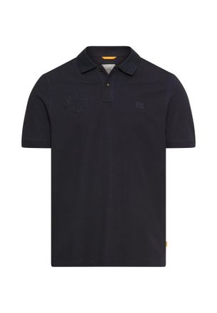 Camel Active Poloshirt CAMEL ACTIVE, Herren, Gr. 4XL, schwarz navy, Piqu&eacute;, Obermaterial: 100% Baumwolle, bestickt, unifarben, normal h&uuml;ftbedeckend, Rundhals, B&uuml;ndc