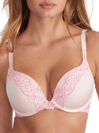 Camio Mio Womens Push-Up Plunge Bra