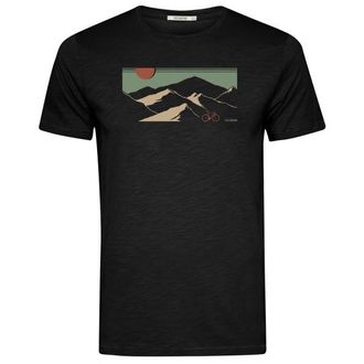 Greenbomb Mountain Tour Spice T-Shirt f&uuml;r Herren | schwarz