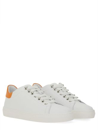 Moschino Leather Sneaker - White