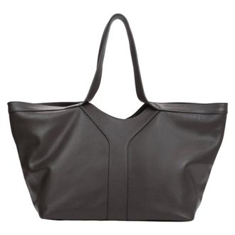Estro & Luminara Shopper Bag - Dames - Tassen - Bruin - Maat: ONE Size Leer