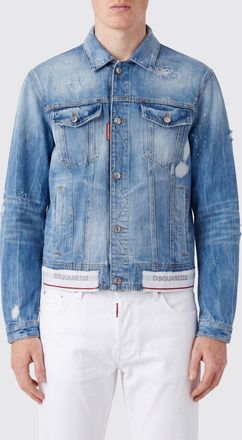 Dsquared2 Giacca di jeans con rotture