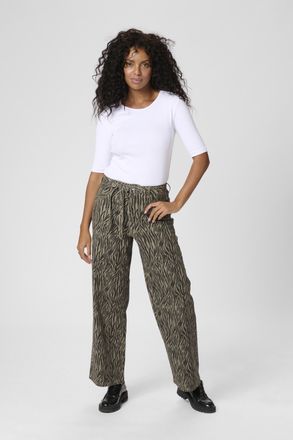 Kaffe Jeans KAleondra Loose fit black offwhite