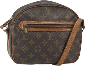 Louis Vuitton Pre-owned Cross Body Bags, female, Brown, Size: ONE SIZE Pre-owned Vintage Canvas Cross Body Bag