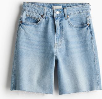 H&M Bermudashorts aus Denim - Blue