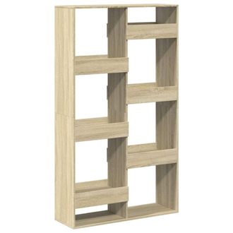 Berkfield Home Room Divider Sonoma Oak 100x33x175 cm Engineered Wood in Light Brown | Size: 100 x 33 x 175 cm
