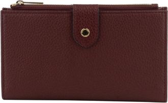 Pourchet Club Large Wallet - Dames - Portefeuilles - Rood - ONE Size - Leer - Accessoires