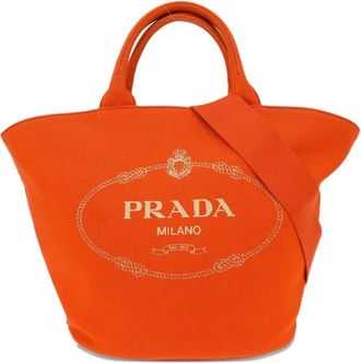 Prada 2010s Canapa shopper - Oranje