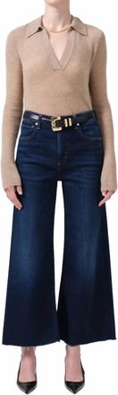 Citizens Of Humanity Lyra Crop Wide Leg Jeans In Lotus