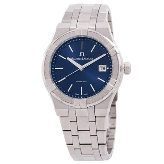 Maurice Lacroix Aikon Quartz Blue Dial Mens Watch AI1108-SS002-430-1