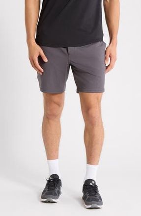 Zella All Day Knit 8-Inch Shorts in Grey Forged at Nordstrom Rack, Size Xx-Large