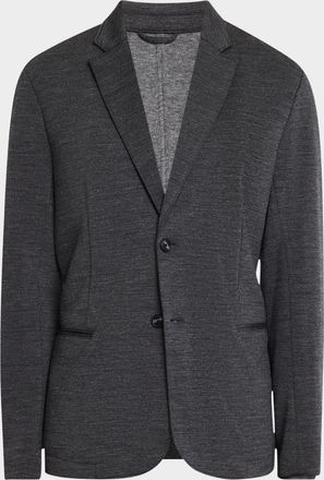 Emporio Armani Mens Jersey Travel Blazer