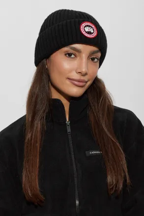 Canada Goose Cashmere Hat, Unisex, Black