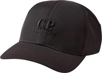 C.P. Company Chrome-R Cap - Heren - Petten - Zwart - ONE Size - Polyester - Accessoires