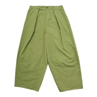 Ymc You Must Create Wide Trousers, male, Green, W30, Green Deadbeat Trousers