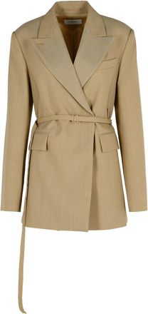 Sportmax Sportmax Tubinga beige Brown Virgin Woll Blazer