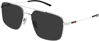 Gucci Accessoires, unisex, Grijs, ONE Size, Gg 2096Sa Zonnebril