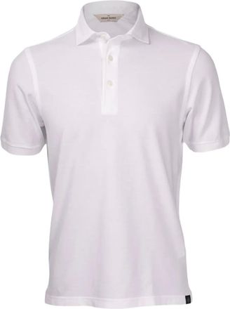 Gran Sasso cotton polo shirt - White