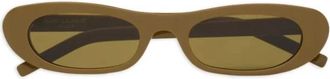 Saint Laurent Accessoires, Dames, Bruin, ONE Size, Bruine zonnebril 2512 stijl Y9956