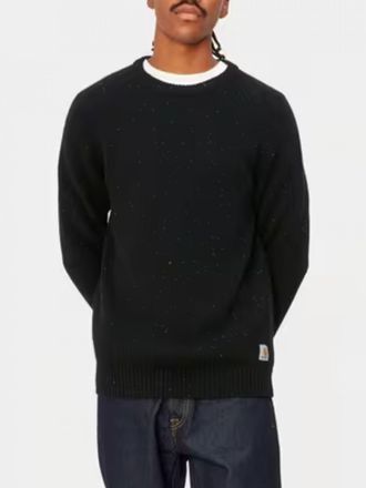 Carhartt Work in Progress Long-Sleeved Wool and Cotton Blend Crewneck Sweater
