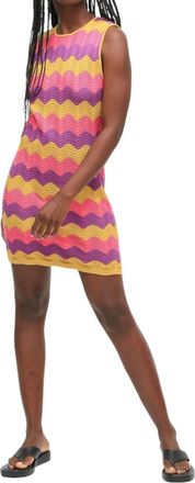 Electric & Rose Julia Dress In Violet/ochre