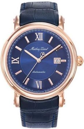 Mathey-Tissot Mens Renaissance Blue Dial Watch