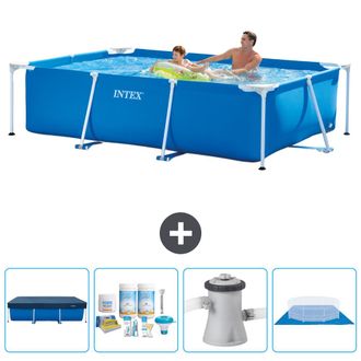 Bestway Intex Piscina Con Estructura Rectangular - 260x160x65 Cm - 5-piezas Scb1