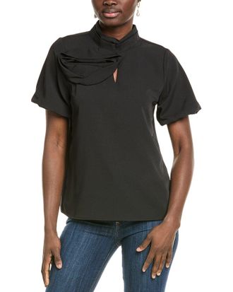 Gracia Rose Detail Puff Sleeve Top