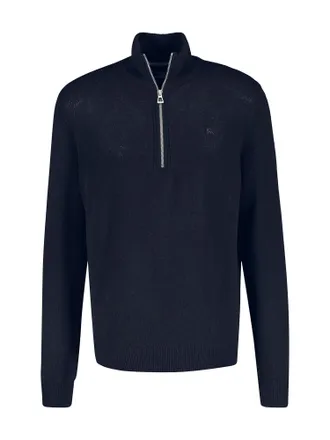 Lerros Troyer LERROS LERROS Schurwoll-Stricktroyer mit Kaschmiranteil, Herren, Gr. XXL, blau (classic navy), 88% Schurwolle, 12% Kaschmir, ohne Ausschnitt, P