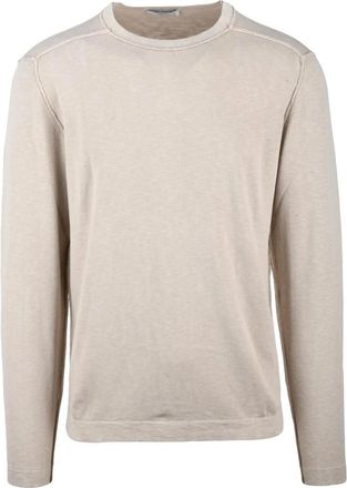 Wool & Co Round-neck Truien - Heren - Ronde hals truien - Beige - M - Truien & Vesten