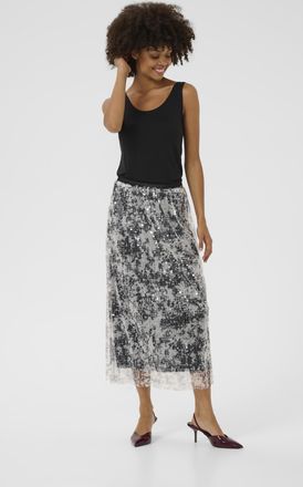 Culture Rok CUwilma Rok Straight fit grey white