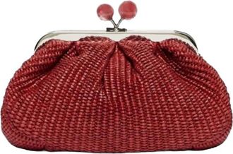 Max Mara Clutches, female, Pink, Size: ONE SIZE Pasticcino Bag Small Palma