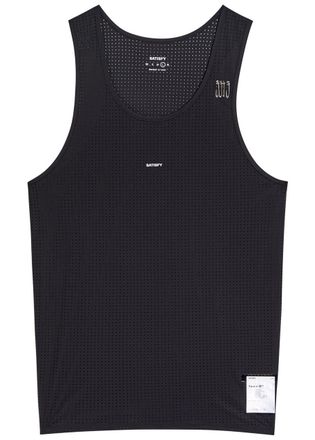 SATISFY Space-o Perforated Stretch-jersey Breathable Black Vest M - M