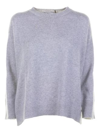 KANGRA ribbed crewneck sweater - Grey