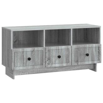 vidaXL Mueble De Tv Con Caj&oacute;n Gris Sonoma 102 X 34,5 X 50 Cm Vidaxl