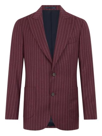 Brooks Brothers Blazer gessato - Rosso