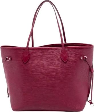 Louis Vuitton Pre-owned Tote Bags, female, Pink, Size: ONE SIZE Pre-owned Neverfull MM