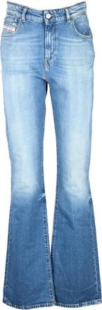 Diesel Bootcut High-Waist Jeans - Dames - Flared Jeans - Blauw - W26 - Katoen - Jeans