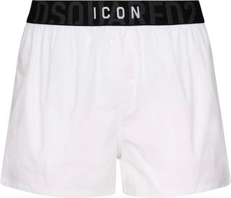 Dsquared2 Heren, Badkleding, Wit, Maat: XL Polyamide