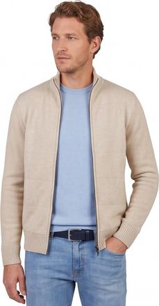 Gentiluomo vest scheerwol beige