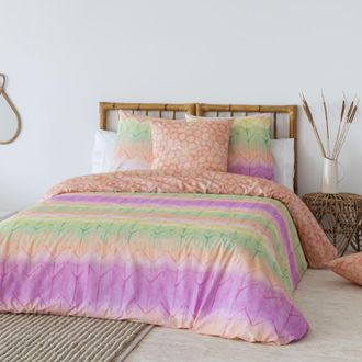 Nafnaf Funda nórdica reversible de algodón multicolor 200x200 cm