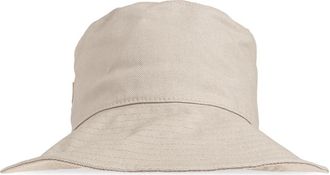 Emporio Armani Canvas cloche hoed - Dames - Hoeden - Beige - 57 CM - Katoen - Accessoires
