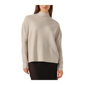 Drykorn Veelzijdige Liora coltrui - Dames - Coltruien - Beige - M - Wol - Truien & Vesten