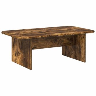 vidaXL Mesa De Caf&eacute; Roble Ahumado 93 X 53 X 33 Cm Madera De Ingenier&iacute;a Vidaxl