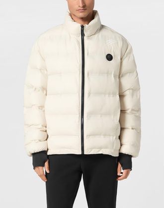 Plein Sport Lightweight Zipped Jacket Ls Scratch Men in Grey at Nordstrom, Size Xxx-Large