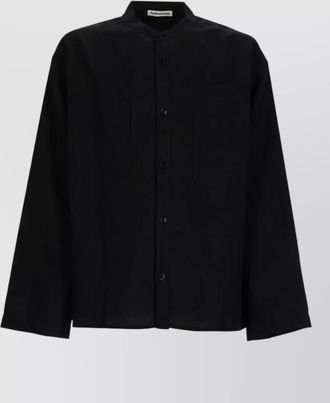 Ymc You Must Create collarless jacket long sleeves chest pockets