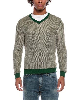 Slowear Slowear Linen-Blend V-Neck Sweater