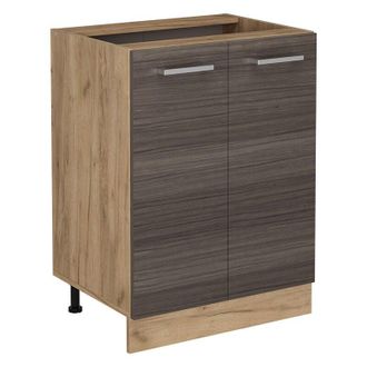 Vicco Mueble Bajo De Cocina R-line, Gris Noble, 60 Cm Sin Encimera