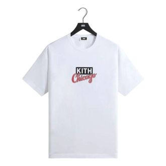 Kith Chicago Classic Logo T-Shirt White KHMG030067-101
