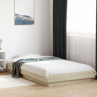 vidaXL Vidaxl - Giroletto Luci led Rovere Sonoma 100x200cm in Legno Multistrato